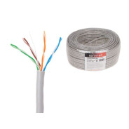 Кабель витая пара U/UTP Cat5E 4х2х24AWG (0.51mm) 50м, медь, внутр. (ПВХ)   ...ЮПИТЕР JP3000-50