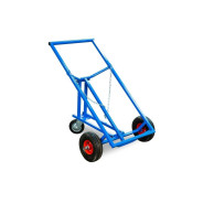 Тележка для металлических бочек КБ-2 (250 пневмо+160 поворотное)  ...TOR 1023594