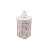 Диспенсер для мыла ВЯЗАНИЕ (чайная роза)  IDEA М2239