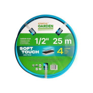 Шланг поливочный 1/2" 25м  GARDEN SOFT TOUCH (4 слоя)  STARTUL ST6040-1/2-25
