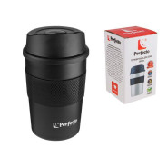Термокружка для кофе, 380 мл, нержавеющая сталь  PERFECTO LINEA 27-261260