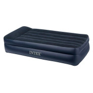 Надувная кровать с подголовником Twin, 99х191х42 см, встроенный электрич. насос  ...INTEX 64122