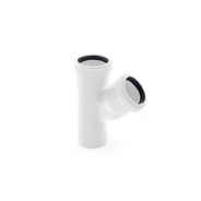 Тройник ВК 32х32х45 бел. (Для внутренней канализации)  РосТурПласт 36428