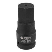 Головка-бита ударная 6-гранная 28мм,3/4"  Forsage F-26410028MPB