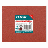 Шлифлисты 145x114 мм P80, P120   (5 шт)TOTAL TAC74914112