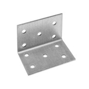 Уголок крепежный равносторонний 40х60x60 mm KUR белый цинк  STARFIX SMP-25838-1