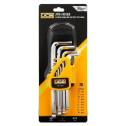 Ключи Г-образные 6-гранные длинные с шаром, набор 10пр. (1.27, 1.5, 2, 2.5, 3-6, 8, 10мм)  ...JCB JCB-5102LB