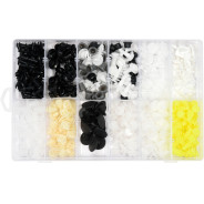 Набор автомобильного крепежа для PEUGEOT 345шт  YATO YT-06653