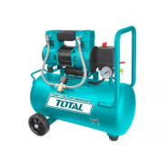 Компрессор безмасленный 24 л, 1.1 кВт,  TOTAL TCS1110242