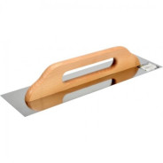 Гладилка нержавеющая 480х125mm с деревянной ручкой  VOREL 6660