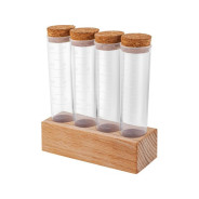 Набор для специй 4 шт, Rosemary, на деревянной подставке, натуральный  ...SUGAR&SPICE SE105012996