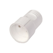 Вилка переносная (б/з, 16А, 250В) белая,  BYLECTRICA Р16-391