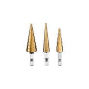 Набор сверл по металлу ступенчатых 3-12, 4-12, 4-20 мм DEKO DH20 (3 шт.)...Deko 065-0688