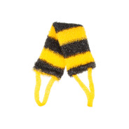 Мочалка банная "Полосатая кругловязаная" полипропиленовая с поролоном  ...MASSAGE-LINE  15сМ51ППП