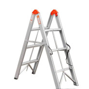 Стремянка складная алюминиевая бытовая (3 ступени)  Forsage F-TL603-3