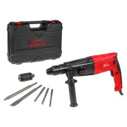 Перфоратор RH 2629 в чемодане + (2 зубила, 3 сверла) (800Вт, 3Дж, 3 реж., патрон SDS-plus, быстросъе...WORTEX RH262901129