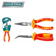 Длинногубцы изогнутые диэлектрические 200 мм  TOTAL THTIP2481