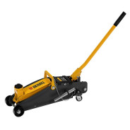 Домкрат гидравлический подкатной с фиксатором 2.8т (h min 135мм, h max 385мм)  ...DENZEL 51155