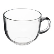 Кружка-бульонница стеклянная, 400 мл, Clear  PERFECTO LINEA 30-450200