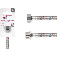 Подводка гибкая, SUS, гайка 1/2" - штуцер 1/2" 60см  ECONOCE EC021060
