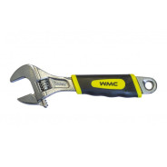 Ключ разводной с прорезиненной рукояткой-200мм (захат 0-24 мм.)  ...WMC TOOLS 649200