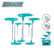 Набор ключей шестигранных 2-10 мм Т-образных   (8 шт)TOTAL THHW80826