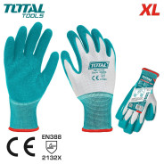 Перчатки латексные с манжетой XL  TOTAL TSP13103