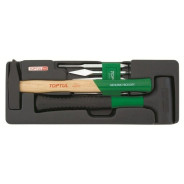 Набор-сет молотки, выколотки и зубила 7 предметов 136х364mm  ...Toptul GCAT0701