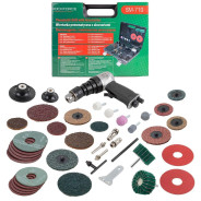 Пневмодрель с комлектом аксессуаров (1800 об/мин, 10 мм)  Rock FORCE RF-SM-710