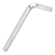 Ключ имбусовый HEX, 8 mm, 45x, закаленный, никель  Сибртех 12340