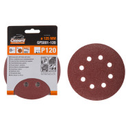 Шлифлист 125мм круг Р120 для дерева,  GEPARD GP5001-120