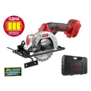 Аккумуляторная циркулярная пила, 18В, БЕСЩЕТОЧНЫЙ, БЕЗ АККУМУЛЯТОРА И ЗУ, 140х20 mm, до 45 mm ,  CCS...WORTEX 329268