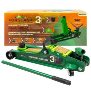 Домкрат подкатной  гидравлический низкопрофильный 3т (поворотная ручка 360°, h min 85мм, h max 385мм...Forsland Forsland-T825010