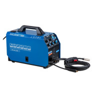 Полуавтомат сварочный (220В, MIG/FLUX/MMA/TIG, встроенная горелка 2 м, смена полярности, 2T/4T, Spot...SOLARIS MIG-201