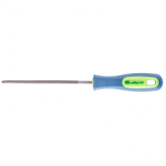 Напильник, 150 mm, круглый, двухкомпонентная рукоятка, №2  ...Сибртех 16124