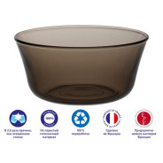 Салатник стеклянный, 105 mm, серия Lys Creole  DURALEX 2006CF06A1111