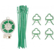 Набор садовый для обвязки растений, комплект (хомуты, зажимы, проволока в ПВХ оплетке) "Flo&quo...FLO 88811