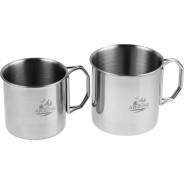 Кружки стальные со складными ручками, 250 и 350 мл  ARIZONE 42-250350