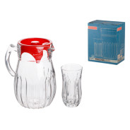 Набор (1 кувшин 1.5 л + 6 стаканов 300 мл), Фрезия  NORITAZEH 172102W