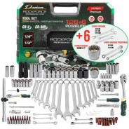 Набор инструментов 125+6пр. 1/4'', 1/2'' (6гр.) RockFORCE Rock FORCE RF-41252-5 Premium