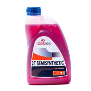 Масло для 2-х тактных двигателей  2Т SEMISYNTHETIC TC (Red) (1л)Orlen Oil 5901001767440