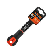 Отвертка "+" №2  38мм PH MASTER () (крестовая Phillips, двухкомп. рукоятка Anti-Slip)  ...STARTUL ST3090-230