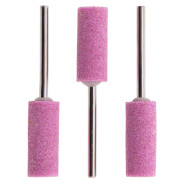 Шарошка абразивная, цилиндр удлин., 10 x 25 мм, хвостовик 3 мм, F80, 3шт.  ...Matrix 76008