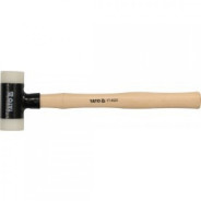 Молоток безинерционный с деревянной ручкой 490 г d45mm PU  YATO YT-4626