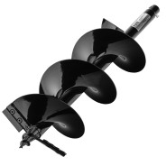 Шнек для грунта ER-200, диаметр 200mm, длина 800mm, соединение 20mm, съёмный нож  ...DENZEL 56008