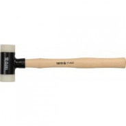 Молоток безинерционный с деревянной ручкой 265гр. d30mm PU  YATO YT-4624