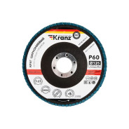 Круг лепестковый 125х22,2мм P60 циркониевый плоск. INOX  KRANZ KR-90-0013-1