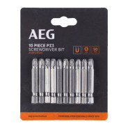 Набор бит PZ3, 50 мм AEG ASDPZ35010 (10 шт)AEG Powertools 4932479516