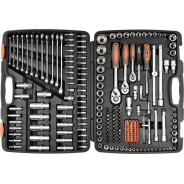 Набор инструмента 1/2", 3/8", 1/4" (216пр.)  STHOR 58691