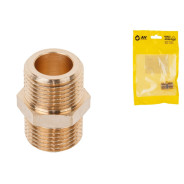 Ниппель 3/8" нар.-нар.  AV Engineering AVE303015